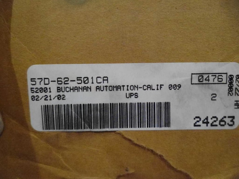 MAC 57D-62-501CA VALVE NSMP