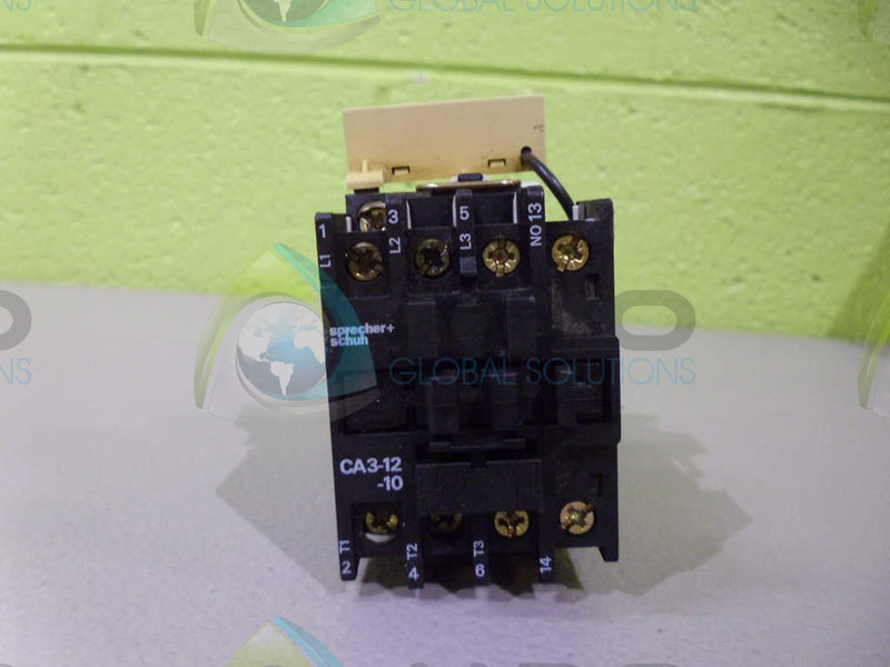 SPRECHER+SCHUH CA3-12-10 W/ CRV3-55 CIRCUIT BREAKER *USED*