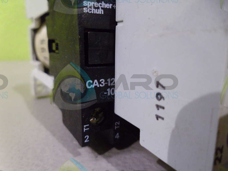 SPRECHER+SCHUH CA3-12-10 W/ CRD3-250 CIRCUIT BREAKER *USED*