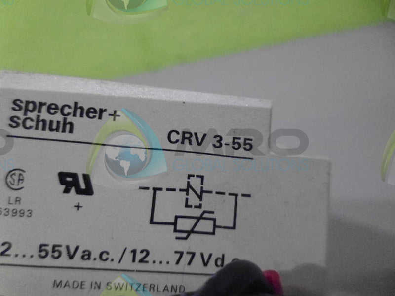 SPRECHER+SCHUH CRV3-55 CONTACT BLOCK *USED*