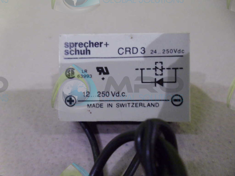 SPRECHER+SCHUH CRD3 CONTACT BLOCK *USED*