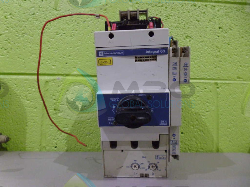 TELEMANIQUE LD4-LD130 STARTER W/ LB1-LD03L55 UNMP