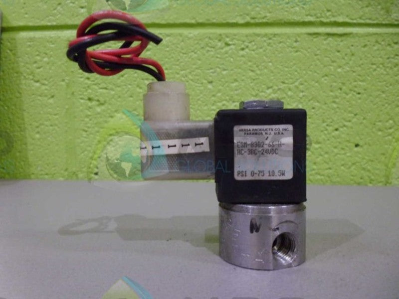 VERSA ESM-8302-66-H-HC-3BC-24VDC VALVE *USED*