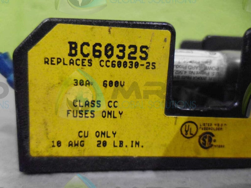 LOT OF 6 BUSS BC60325 FUSEHOLDER *USED*
