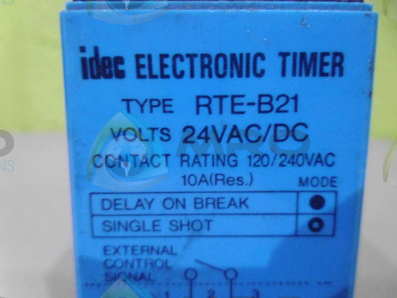 IDEC RTE-B21 RELAY *USED*