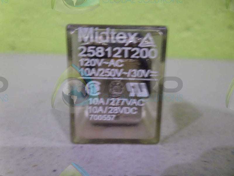 MIDTEX 25812T200 RELAY *USED*
