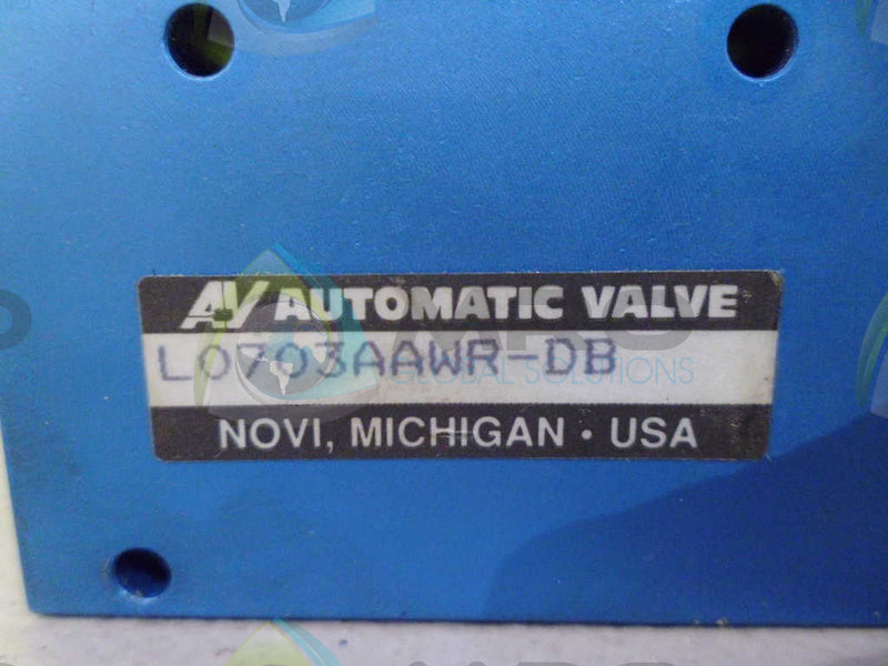 AUTOMATIC L0703AAWR-DB SOLENOID VALVE *USED*