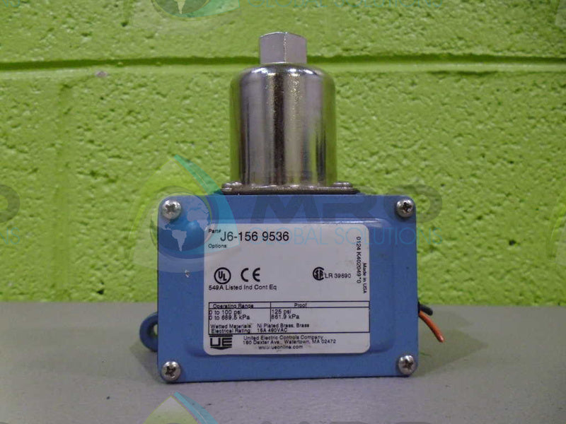 UNITED ELECTRIC J6-152-9529 VALVE *USED*