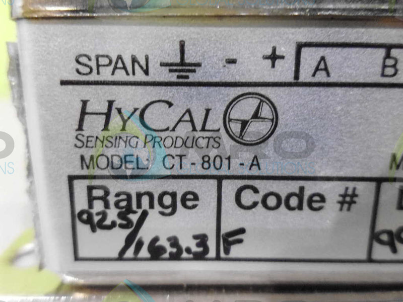 HYCAL CT-801-A POWER SUPPLY *USED*
