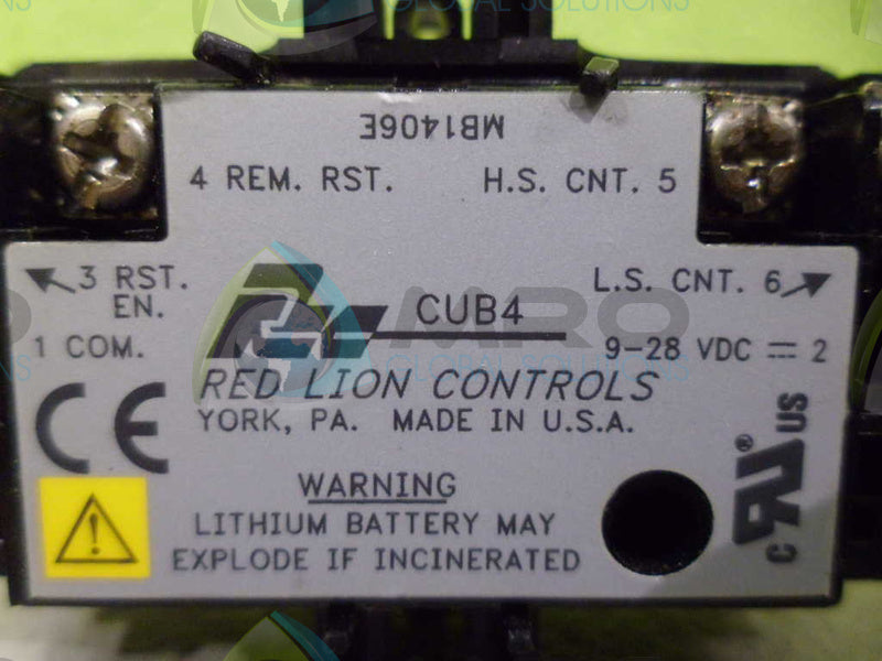 RED LION MB1406E COUNTER *USED*
