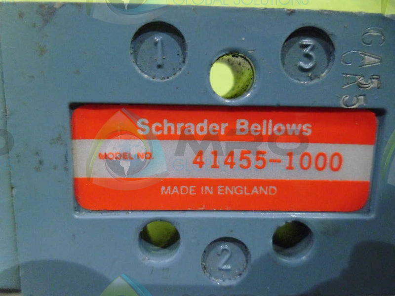 SCHRADDER BELLOWS 41455-1000 VALVE *USED*