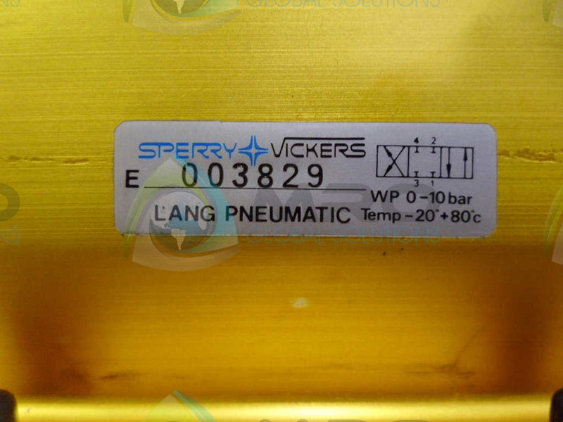 VICKERS 003829 PNEUMATIC VALVE UNMP