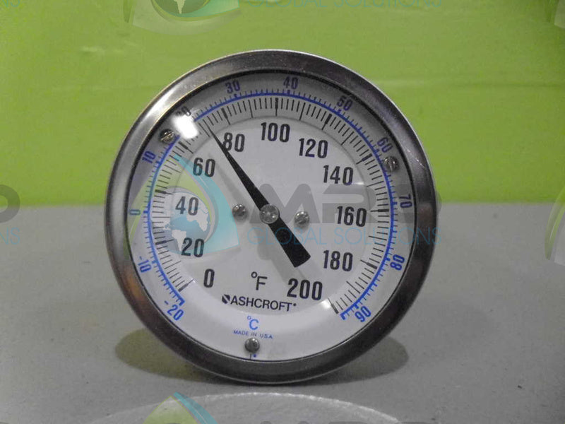 ASHCROFT 30EI60R060-0/200F&-20/90C THERMOMETER 0-200F -20-90C *NEW IN BOX*