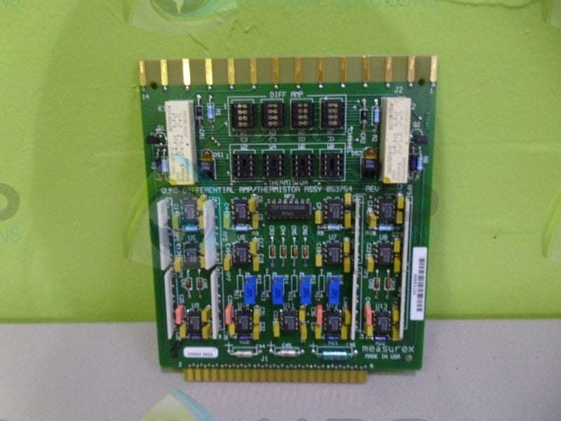 MEASUREX 05375400 REV.D PC BOARD *USED*