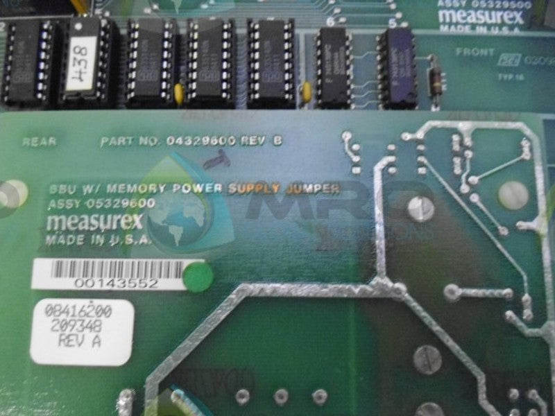 MEASUREX 05329600 REV.A W/05329600 PC BOARD *USED*