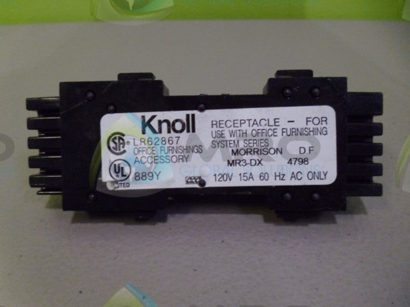 KNOLL MR3-DX RECEPTACLE *USED*