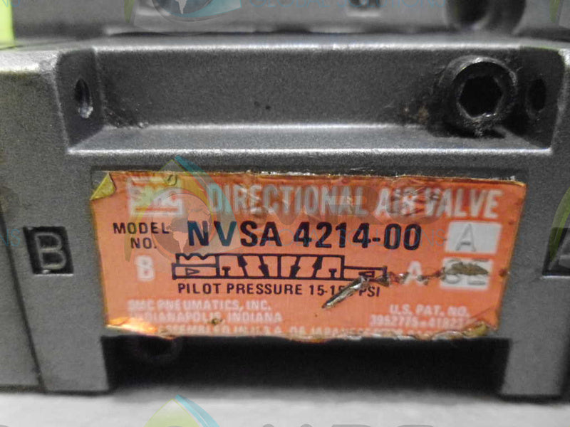 NUMATICS NVSA4214-00 AIR VALVE *AS IS*