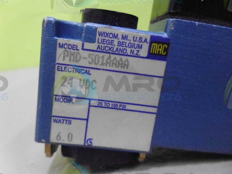 MAC PMD-501AAAA VALVE *AS IS*