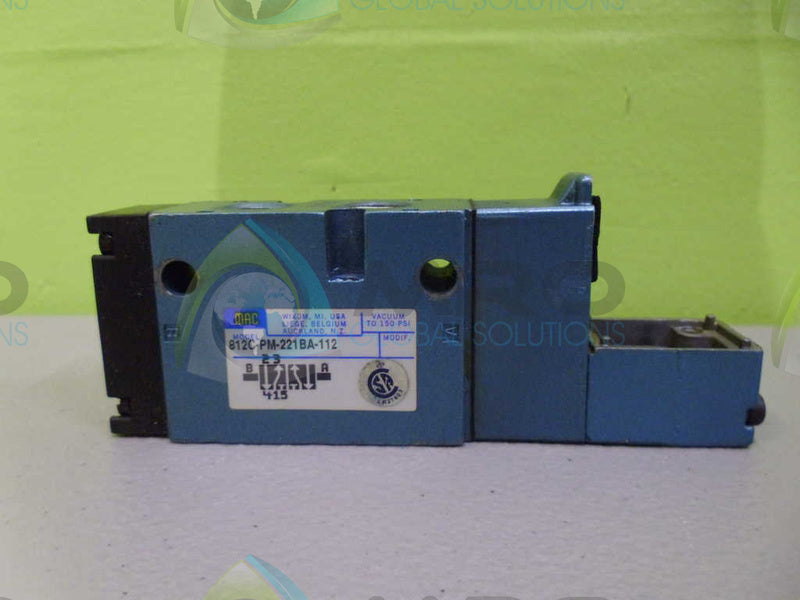 MAC 812C-PM-221BA-112 VALVE *AS IS*