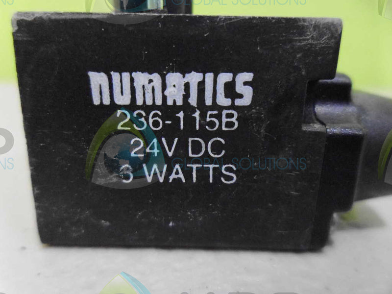 NUMATICS 236-115B SOLENOID COIL *USED*
