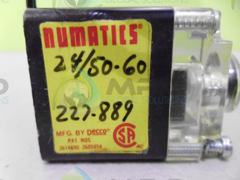 NUMATICS 227-889 VALVE *NEW NO BOX*