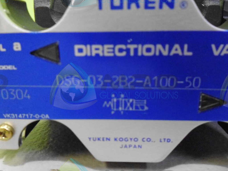 YUKEN DSG-03-2B2-A100-50 VALVE *NEW NO BOX*