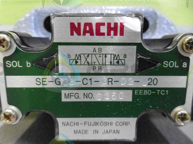 NACHI SE-G-03-C1-GR-D2-J20 VALVE NSNP