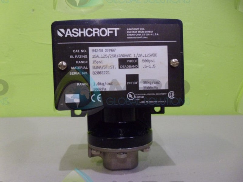 ASHCROFT B424BXFM07 15PSI NSNP