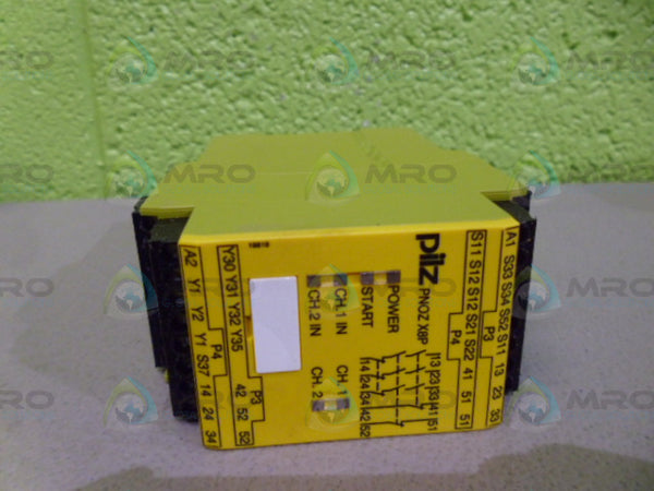 PILZ PNOZX8P24VDC3N/O2N/C2SO SAFETY RELAY NSMP