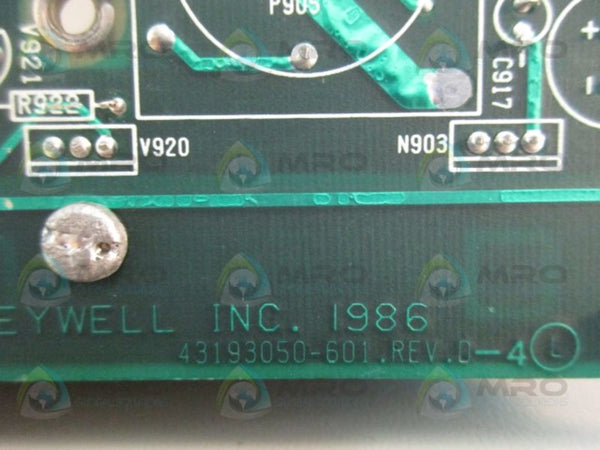 HONEYWELL 43193050-601 REV. D CIRCUIT BOARD UNMP