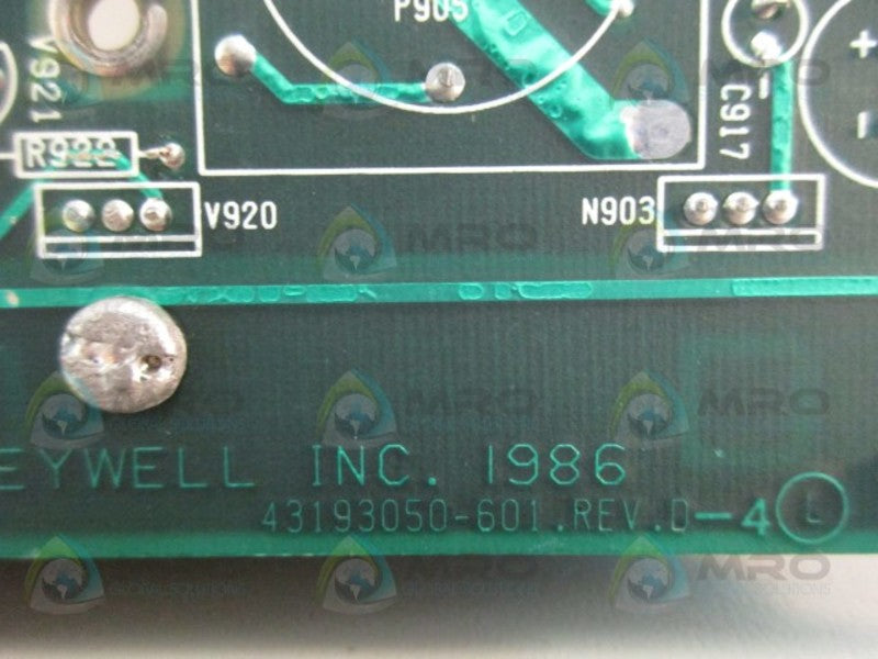 HONEYWELL 43193050-601 REV. D CIRCUIT BOARD UNMP