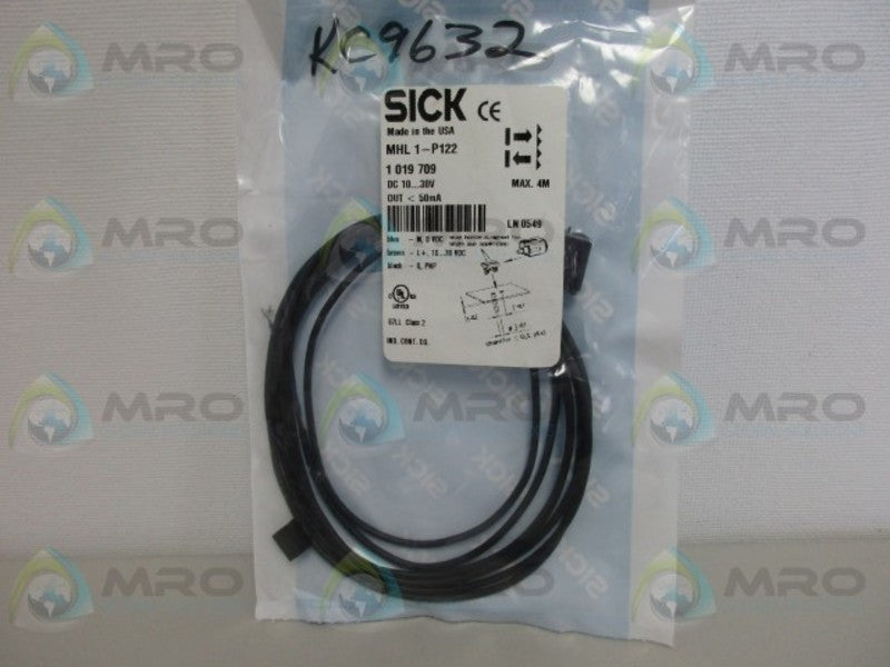 SICK MHL1-P122 PHOTOELECTRIC REFLEX SWITCH *NEW IN FACTORY BAG*