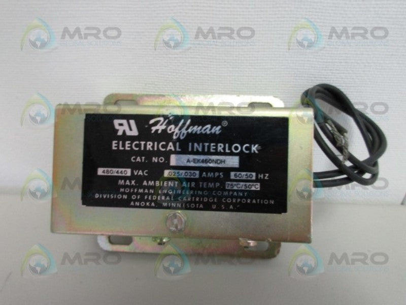HOFFMAN A-EK460NDH ELECTRICAL INTERLOCK *NEW NO BOX*