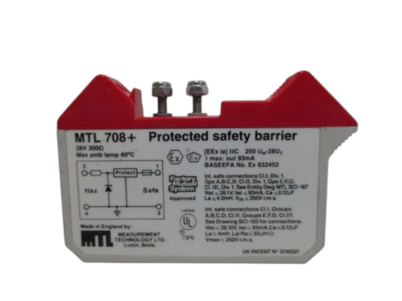 MEASUREMENT TECHNOLOGY MTL708+ PROTECTED SAFETY BARRIER NSNP