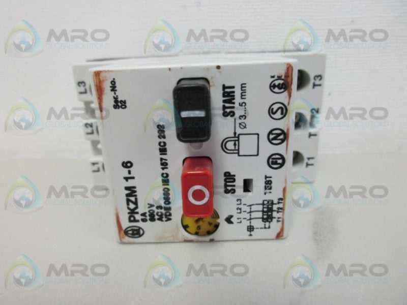 KLOCKNER MOELLER PKZM1-6 MOTOR PRTECTIVE SWITCH 4,0-6,0A  NSMP