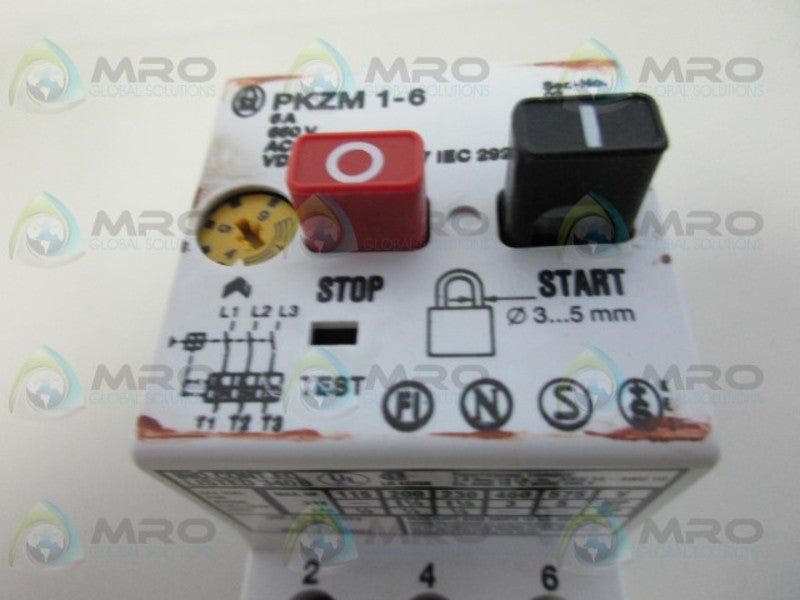 KLOCKNER MOELLER PKZM1-6 MOTOR PRTECTIVE SWITCH 4,0-6,0A  NSMP