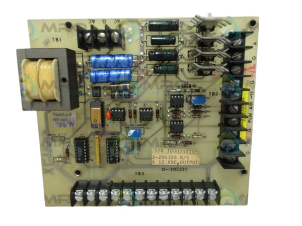TOCCO D-205325 CIRCUIT BOARD UNMP
