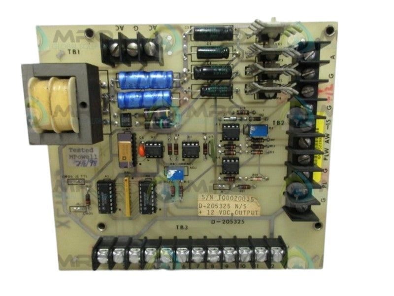 TOCCO D-205325 CIRCUIT BOARD UNMP