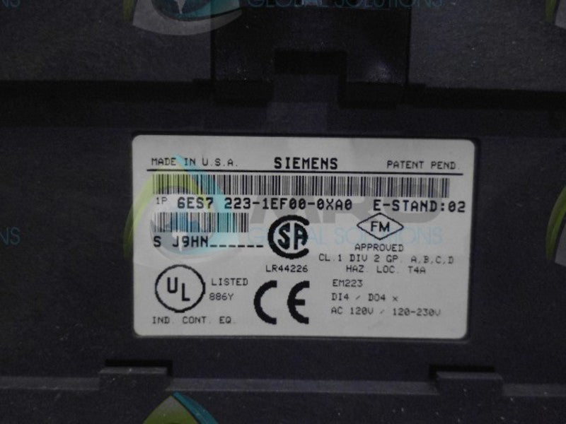 SIEMENS SIMATIC S7 6ES7223-1EF00-0XA0 PROCESSOR NSNP