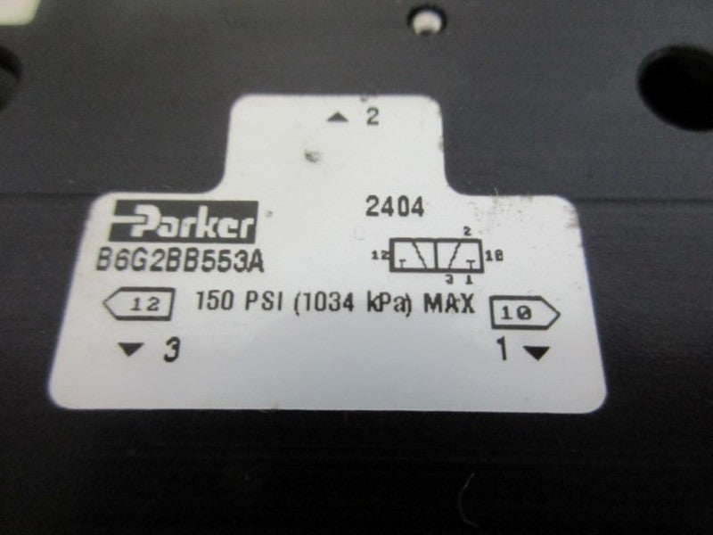 PARKER B6G2BB553A AIR CONTROL VALVE NSNP