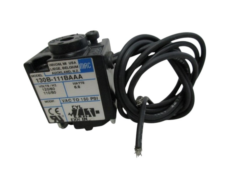 MAC 130B-111BAAA SOLENOID VALVE (AS PICTURED) NSNP