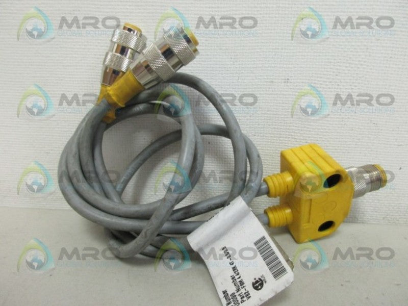 TURCK VB2-FSM4.4/2RK4T-0.5/0.5 CORDSET SPLITTER UNMP