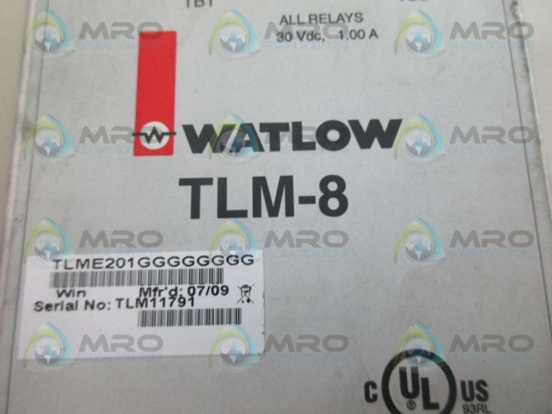 WATLOW TLM-8 TLME201GGGGGGGG THERMAL LIMIT MONITOR UNMP