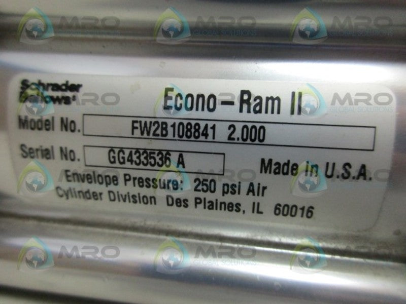 SCHRADER BELLOWS FW2B1088412.000 PNEUMATIC CYLINDER UNMP