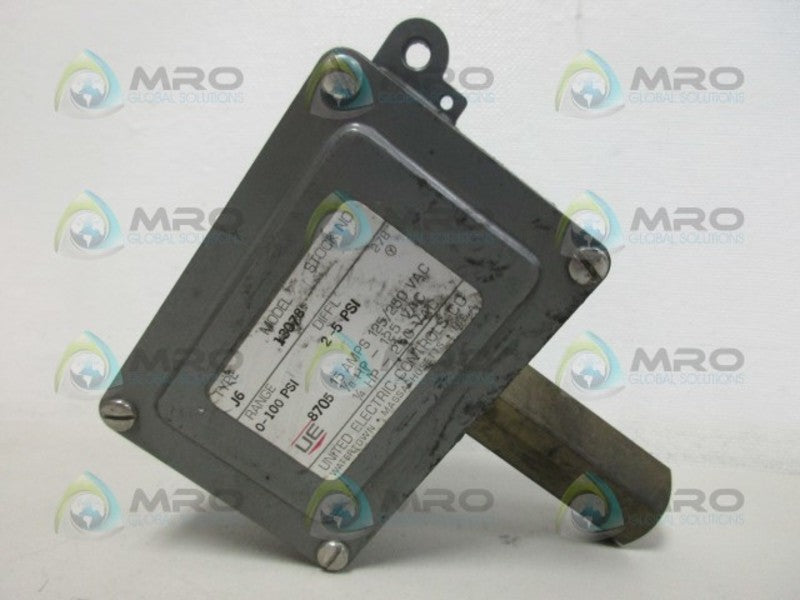 UNITED ELECTRIC J6-13078 PRESSURE SWITCH NSNP