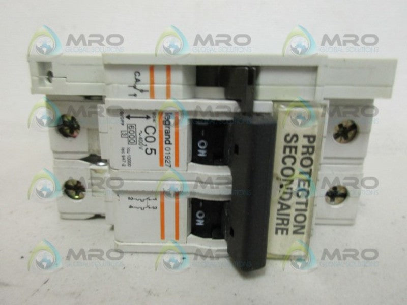 LEGRAND 01927 2POLE CIRCUIT BREAKER UNMP