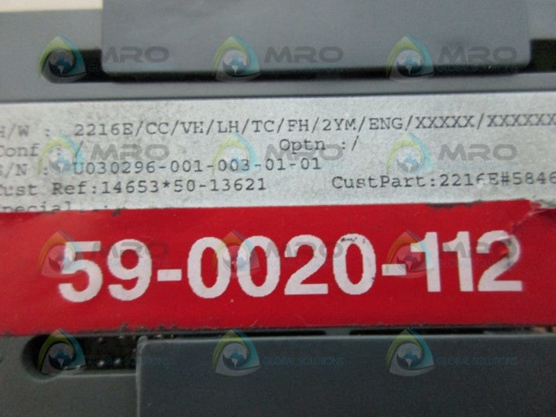 EUROTHERM 2216E/CC/VH/LH/TC/FH/2YM/ENG/XXXXX/XXXXXX CONTROLLER NSNP