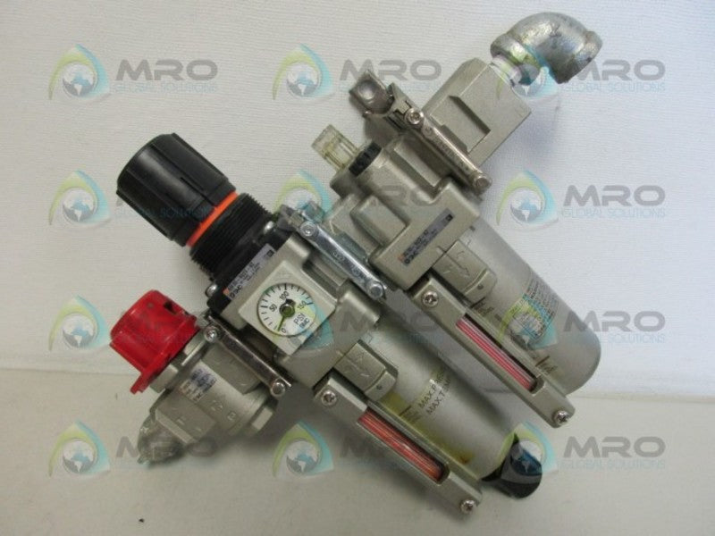 SMC AW30-N02E-8Z W/ AL30-N02-8Z PRESSURE SWITCH ASSEMBLY UNMP