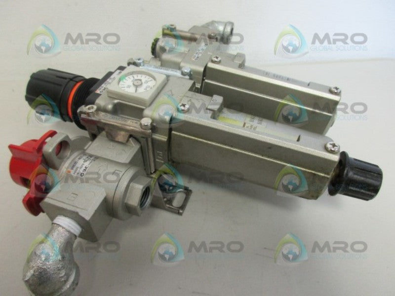SMC AW30-N02E-8Z W/ AL30-N02-8Z PRESSURE SWITCH ASSEMBLY UNMP