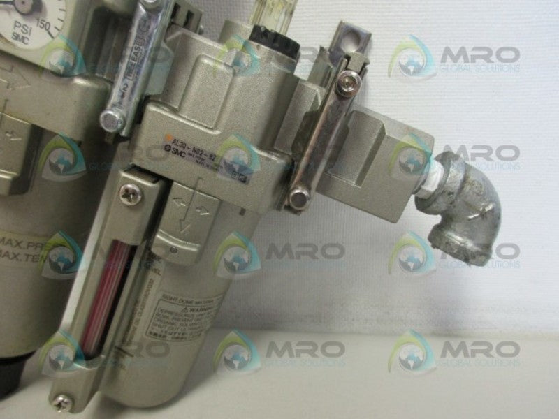 SMC AW30-N02E-8Z W/ AL30-N02-8Z PRESSURE SWITCH ASSEMBLY UNMP